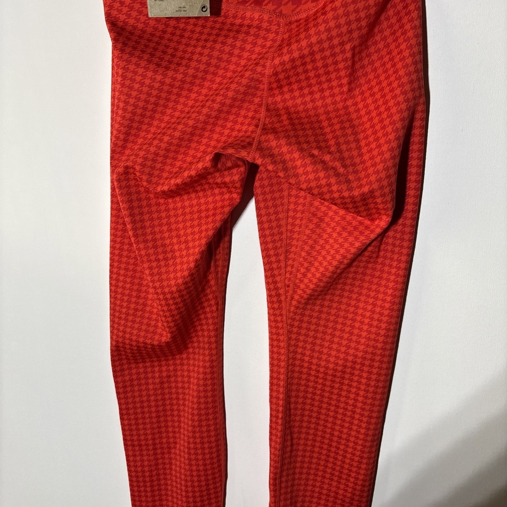 Nike One Women's Red Houndstooth Training Tights XS NWT DD0493-673 - Picture 6 of 8